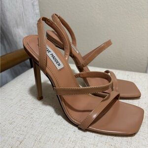 Steve Madden Nude Strappy Heels